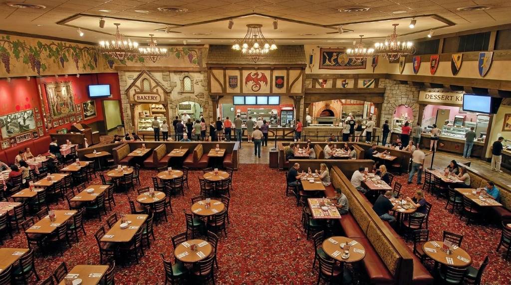 Fatburger and food vendors at Excalibur Hotel Las Vegas